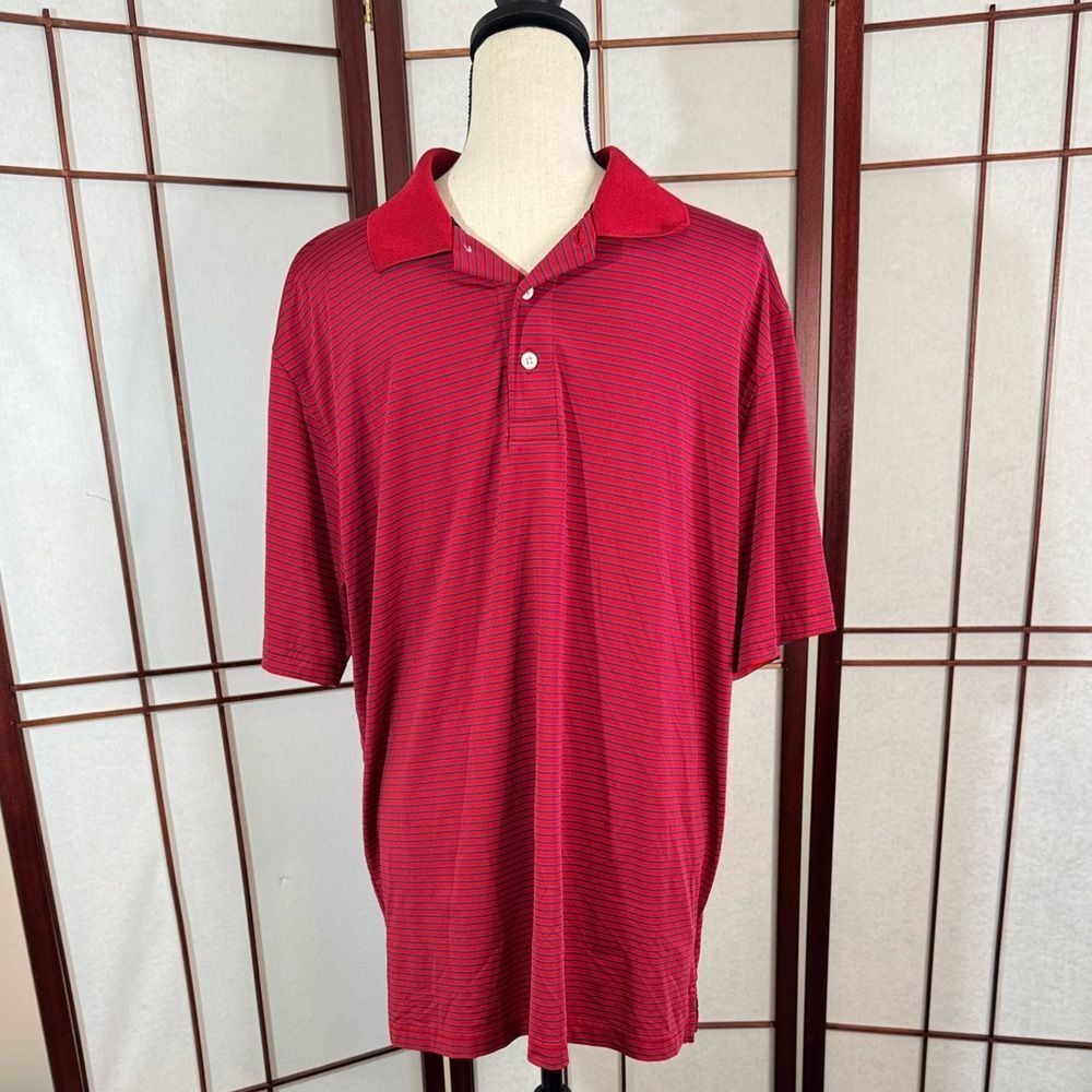 Brooks Brothers Striped Polo in Red and Blue